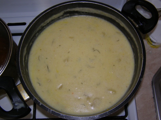 Kyslé zemiaky so sekanou alebo vajcom - obrázok 5