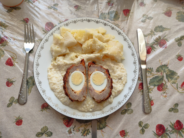 Pštrosie vajcia s tekvicovým prívarkom (fotorecept) - obrázok 6