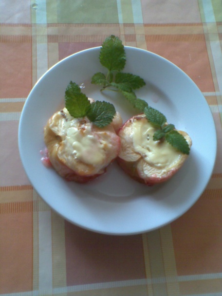 Pečené jablká s tvarohom a hrozienkami - obrázok 4