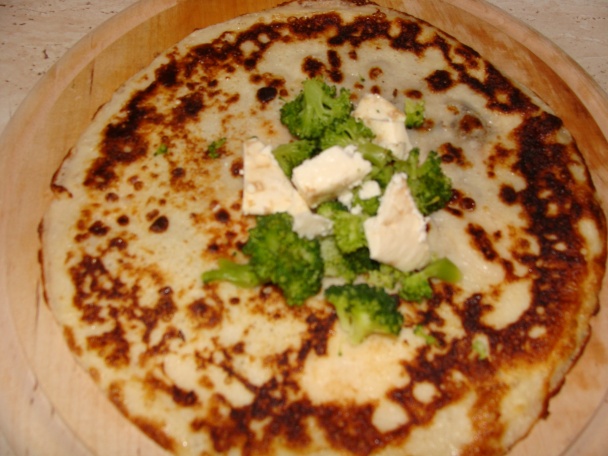 Vyprážané palacinky plnené brokolicou a syrom - obrázok 2