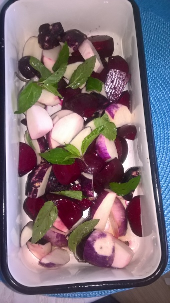 Dusená cvikla s kvakou - obrázok 1