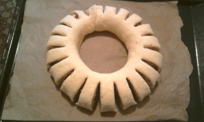 Veľkonočný plnený veniec - obrázok 6