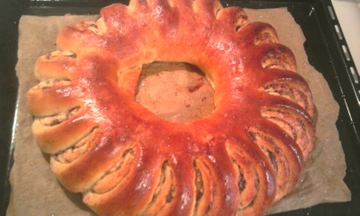 Veľkonočný plnený veniec - obrázok 8