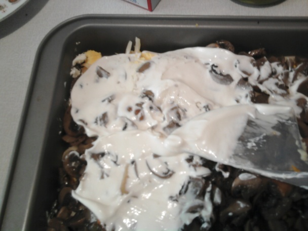 Šampiňóny s varenými vajíčkami (fotorecept) - obrázok 7