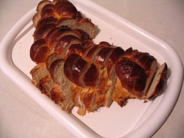 Žemľovka z vianočky s pudingom (fotorecept) - obrázok 1