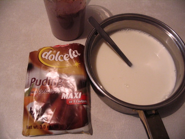 Žemľovka z vianočky s pudingom (fotorecept) - obrázok 6