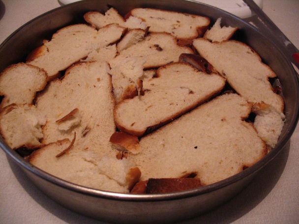 Žemľovka z vianočky s pudingom (fotorecept) - obrázok 9