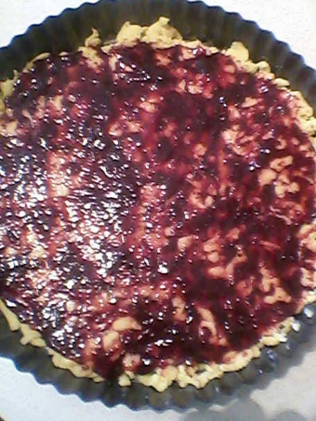 Strúhaný koláčik s jahodovou galaretkou (fotorecept) - obrázok 5