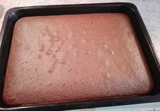 Bláznivý koláč ku káve (fotorecept) - obrázok 4