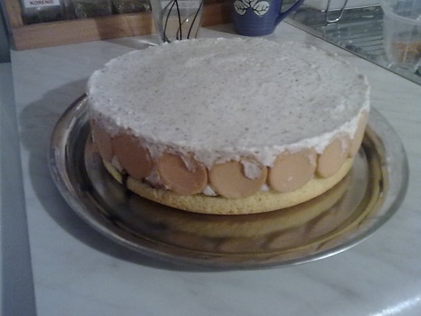 Torta tvarohová stracciatella - obrázok 3