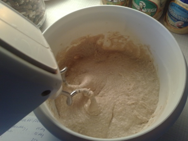 Špaldový kysnutý koláč ( fotorecept ) - obrázok 3