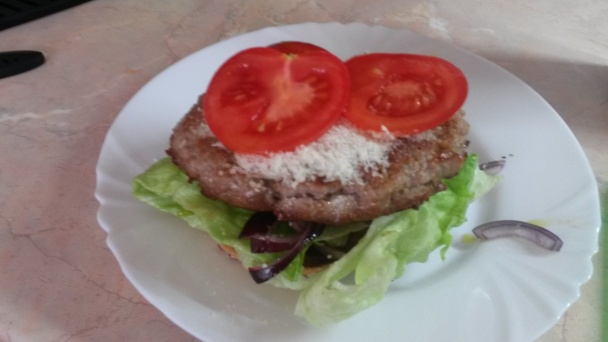 Popletený hamburger pre hladošov (fotorecept) - obrázok 6