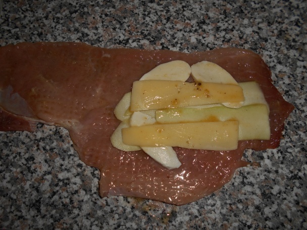 Bravčové plnené s cuketou, mozzarelou a goudou - obrázok 1