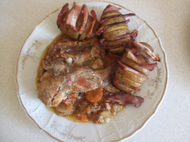 Králík cibulák na zelenině s pečákama a další (fotorecept) - obrázok 5