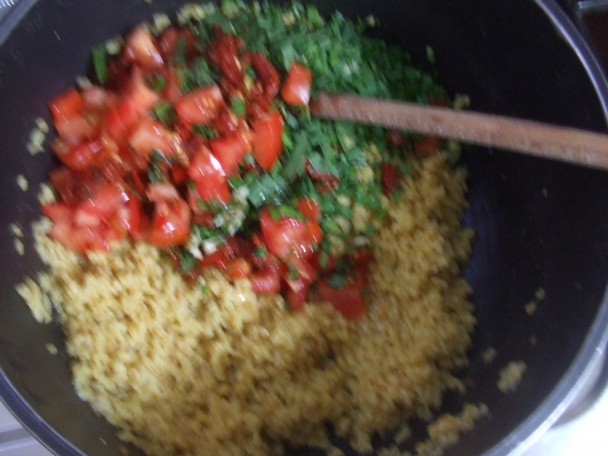 Bulgureto rizeto z bulguru a bylinek - obrázok 6