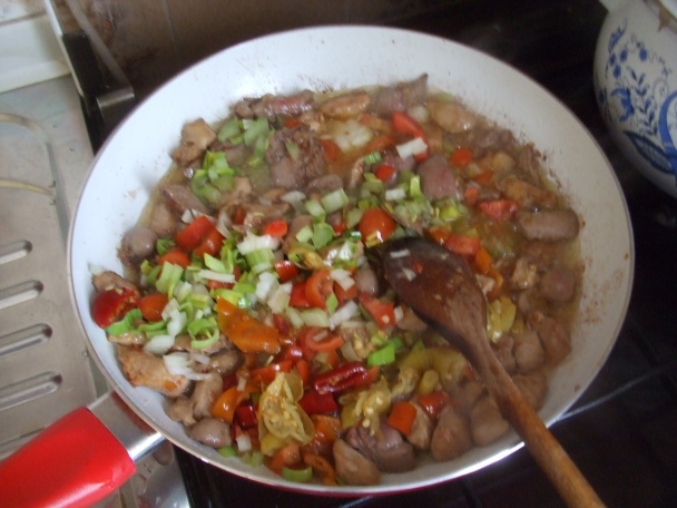 Směs z kuřecích jater a prsou se sladkou chilli (fotorecept) - obrázok 3