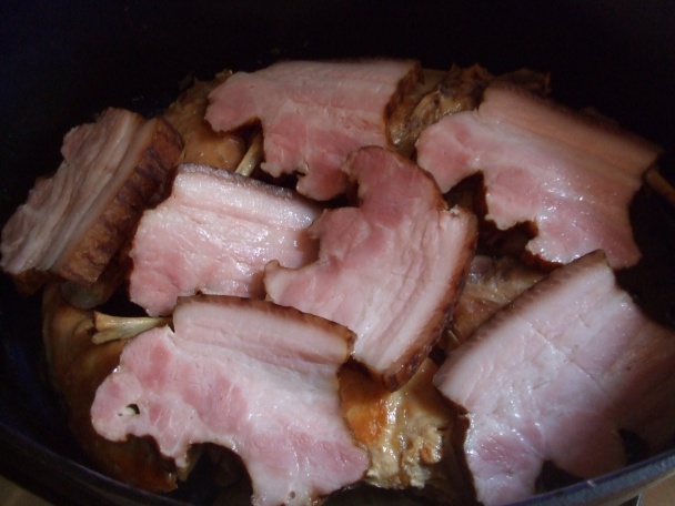 Králík po doudlebsku s chlupatým knedlíkem a cuketovým zelím (fotorecept) - obrázok 13