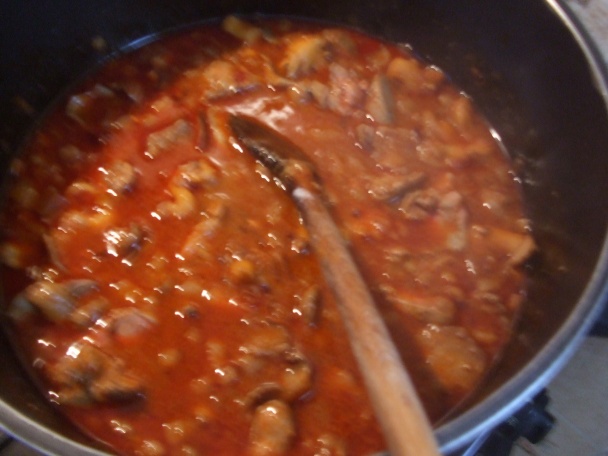 Kuřecí játra, hlíva ústřičná jako guláš (fotorecept) - obrázok 11