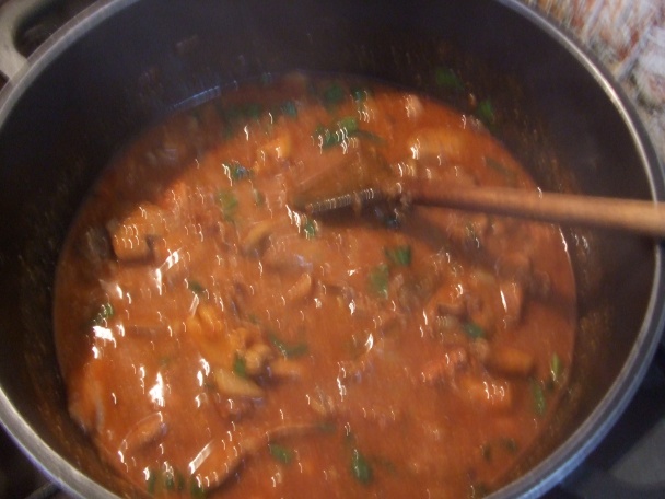 Kuřecí játra, hlíva ústřičná jako guláš (fotorecept) - obrázok 14