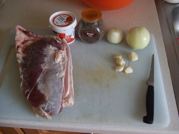 Vepřové výpečky jinak s dušenou kapustou a bramborovými špalíčky (fotorecept) - obrázok 1