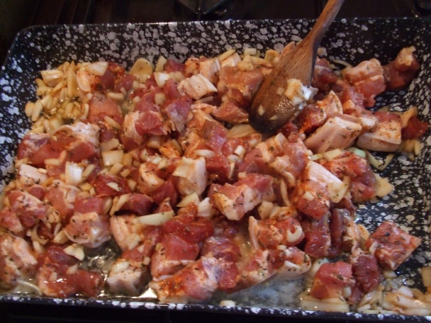 Vepřové výpečky jinak s dušenou kapustou a bramborovými špalíčky (fotorecept) - obrázok 4