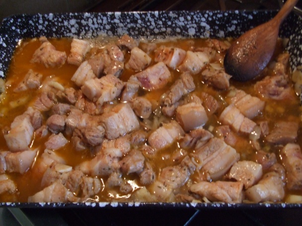 Vepřové výpečky jinak s dušenou kapustou a bramborovými špalíčky (fotorecept) - obrázok 6