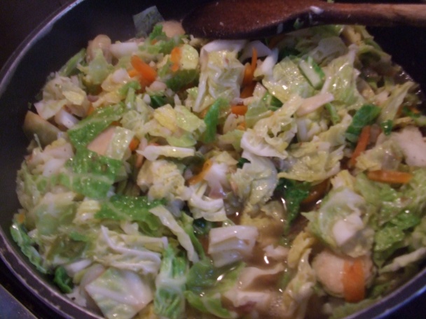 Vepřové výpečky jinak s dušenou kapustou a bramborovými špalíčky (fotorecept) - obrázok 11