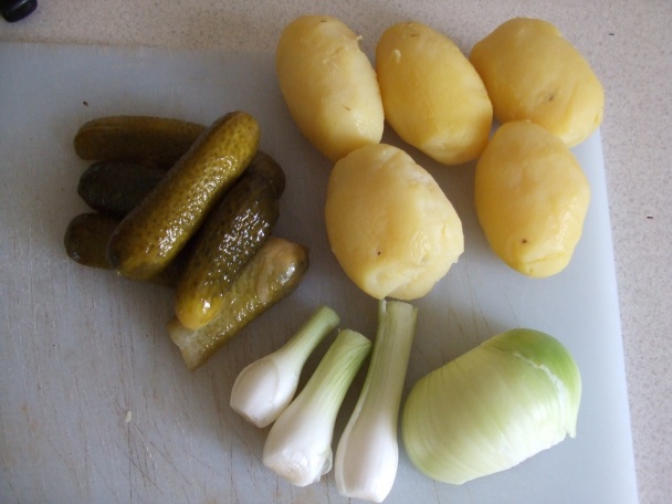 Ten nejobyčejnější bramborový salát (fotorecept) - obrázok 1