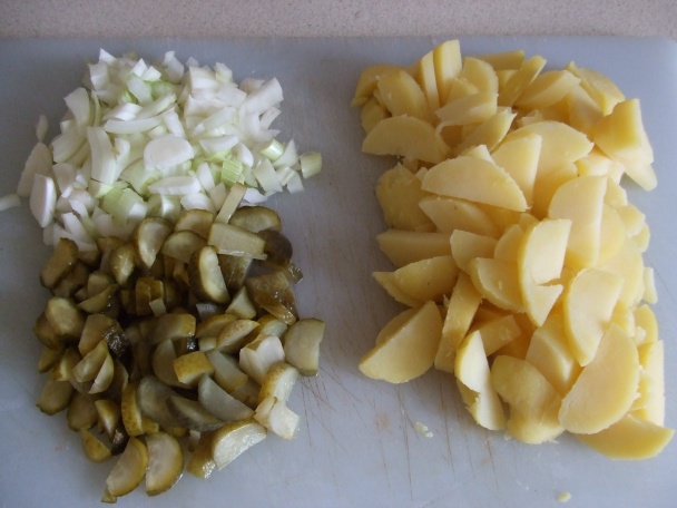 Ten nejobyčejnější bramborový salát (fotorecept) - obrázok 2