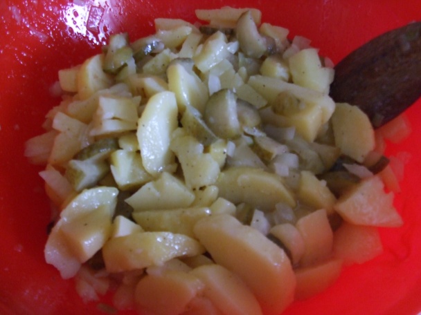 Ten nejobyčejnější bramborový salát (fotorecept) - obrázok 8