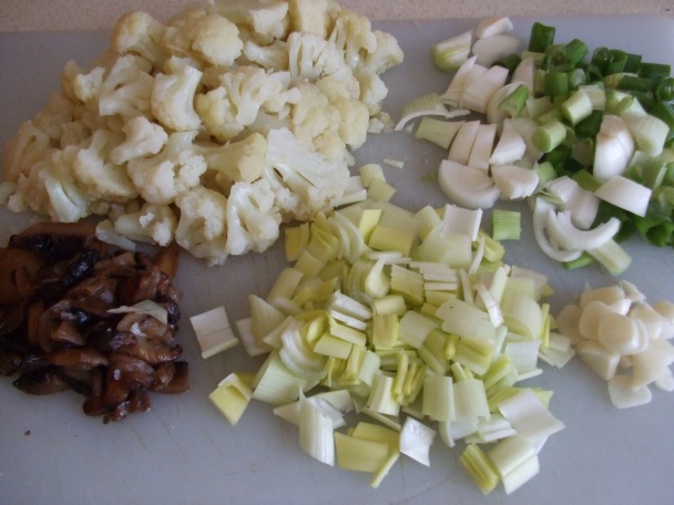 Tofu, cuketa, zelenina, houby a bude směs (fotorecept) - obrázok 2