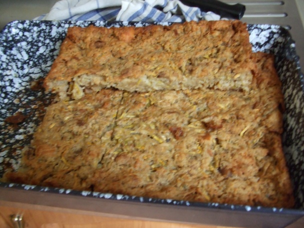 Žemlová nádivka s cuketou a špekem (fotorecept) - obrázok 8