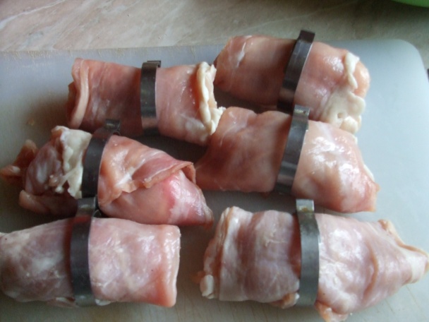 Závitky z králíka ve smetanové omáčce (fotorecept) - obrázok 3