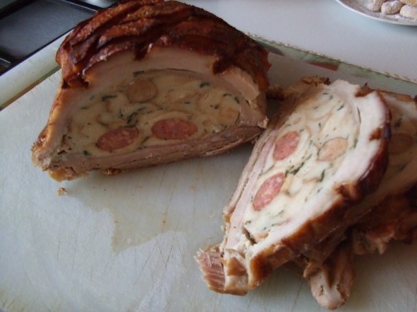 Bůček s obyčejnou nádivkou a klobáskou (fotorecept) - obrázok 7