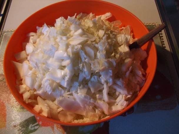 Salát z čínského zelí s jablky (fotorecept) - obrázok 3