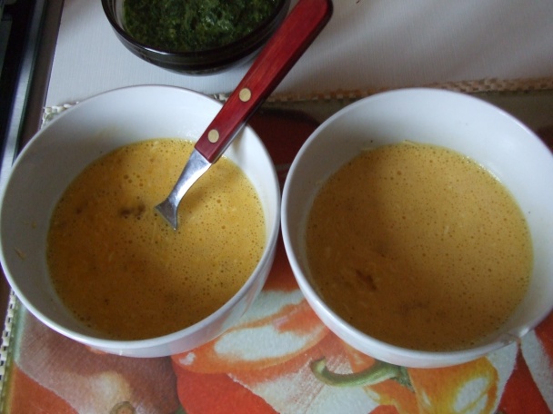 Sýrová omeleta se špenátem (fotorecept) - obrázok 1