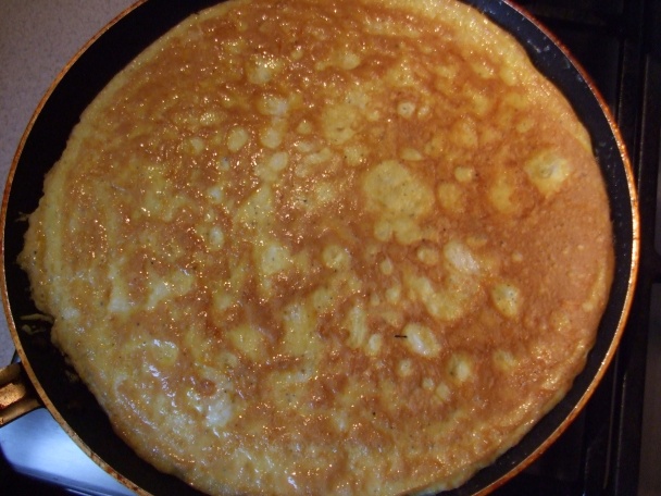 Sýrová omeleta se špenátem (fotorecept) - obrázok 3