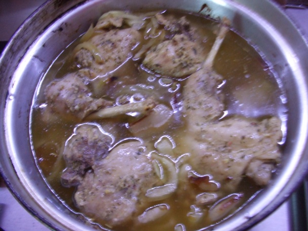 Králík v česnekovo-hořčičné marinádě v Remosce (fotorecept) - obrázok 5