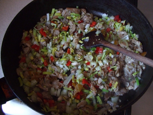 Pánvičková smažená rýže (fotorecept) - obrázok 4