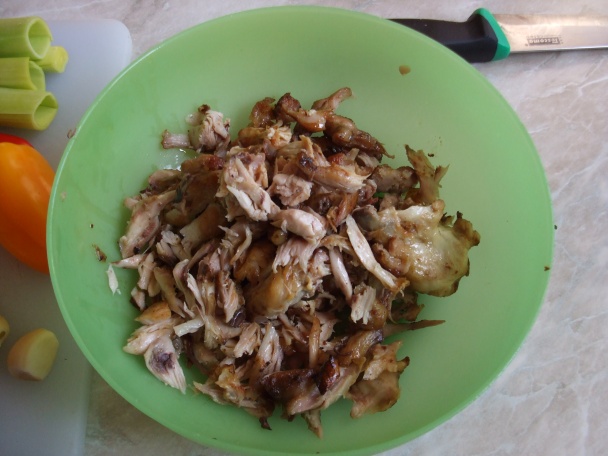 Palačinka s kuřecím masem a zeleninou (fotorecept) - obrázok 1