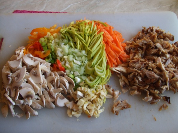 Palačinka s kuřecím masem a zeleninou (fotorecept) - obrázok 3