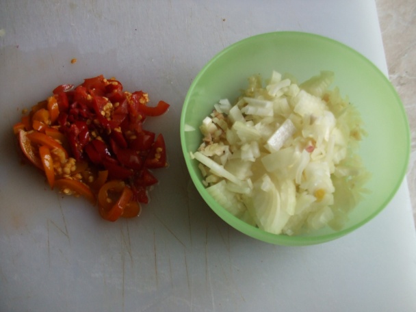 Játra na cibulce a chilli jako minutka (fotorecept) - obrázok 1