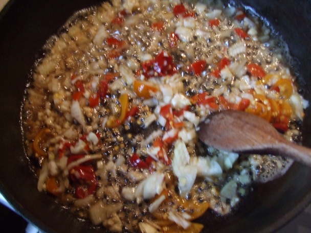 Játra na cibulce a chilli jako minutka (fotorecept) - obrázok 4