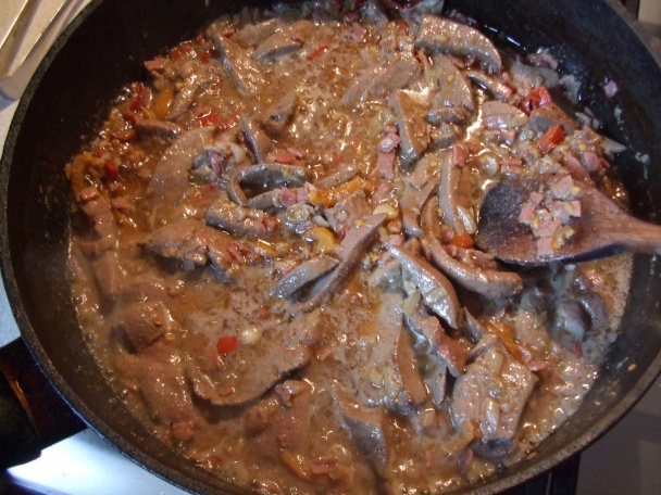 Játra na cibulce a chilli jako minutka (fotorecept) - obrázok 6