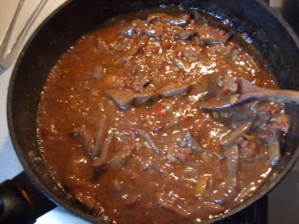 Játra na cibulce a chilli jako minutka (fotorecept) - obrázok 7