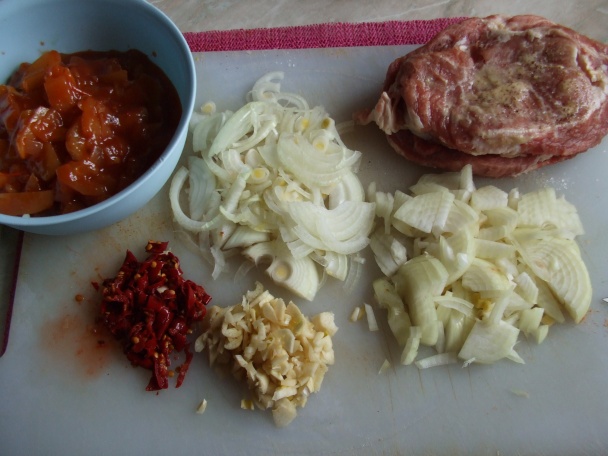 Vepřová krkovička v ostrém leču (fotorecept) - obrázok 1