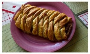 Jablkovo-hrušková pletená štrúdľa - obrázok 4