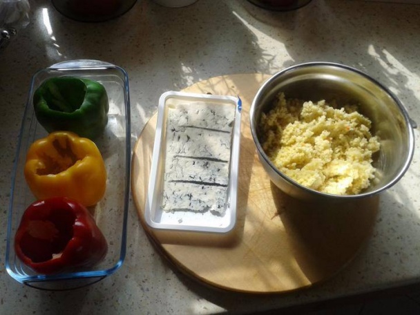 Paprika plnená kuskusom a Gorgonzolou - obrázok 1