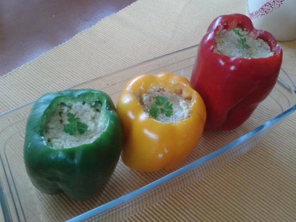 Paprika plnená kuskusom a Gorgonzolou - obrázok 2