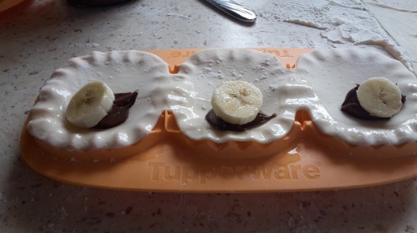 Banánovo-nutellové kapsičky (fotorecept) - obrázok 2